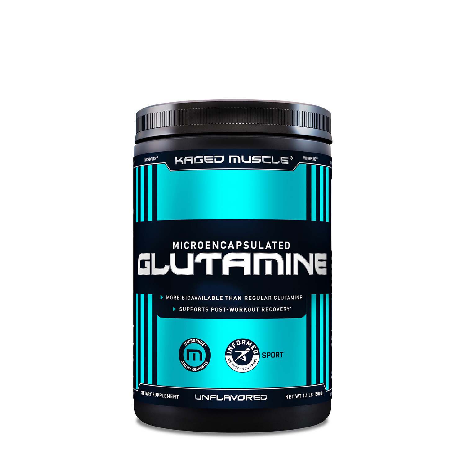 Kaged Muscle Microencapsulated Glutamine 82 Servings Alana Enabled